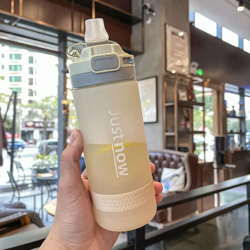 

Straw plastic cups for men and women outdoor portable large-capacity cups for adults and students