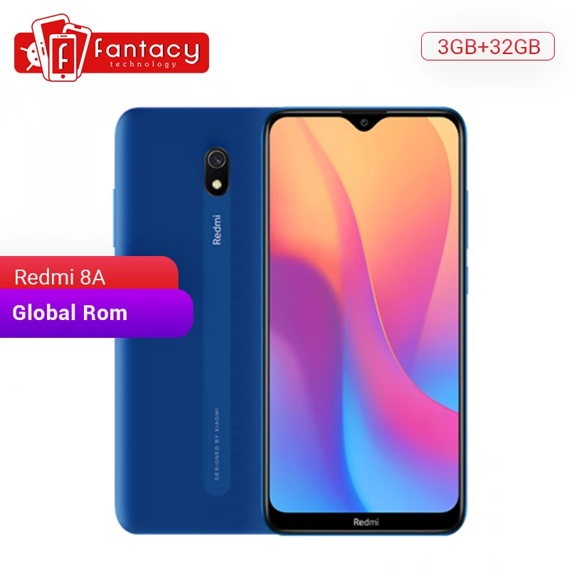 Xiaomi Redmi 8A 8 A смартфон с восьмиядерным процессором Snapdargon 439 ОЗУ 3 ГБ ПЗУ 32 6 22 дюйма 5000