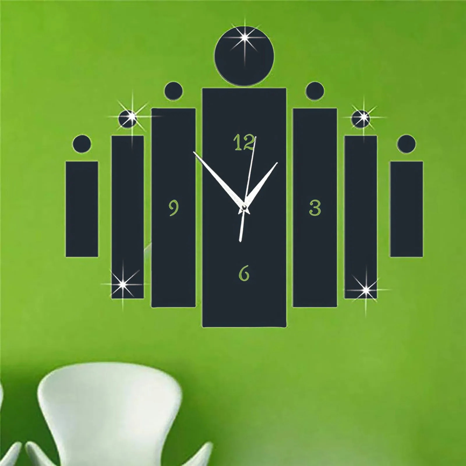 Diy настенный петух акция новый домашний декор большие римские зеркальные Модные