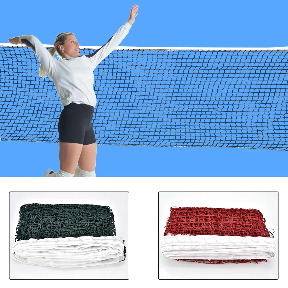 

6.1mX0.75m Professional Sport Training Standard Badminton Net Outdoor Tennis Net Mesh Volleyball Net Exercise Drop Shipping