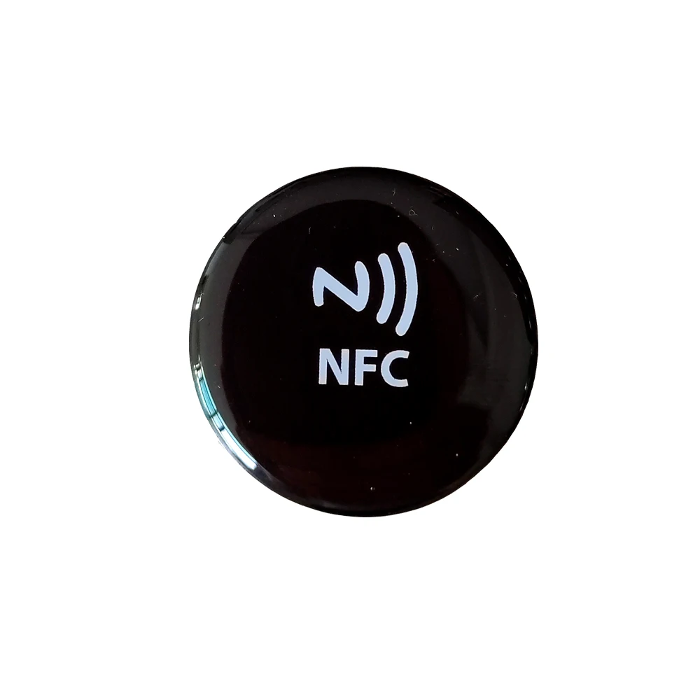 Анти металлических Ntag213 тег 144 байта 13 56 МГц Диаметр 30 мм NFC Epoxy этикетки/Стикеры