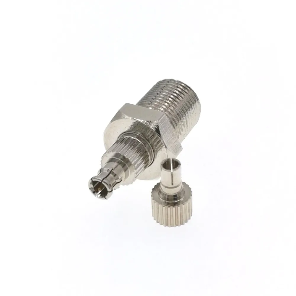 10 шт. Универсальный CRC9 штекер + TS9 на F гнездо RF адаптер Huawei ZTE 4G Модем|male female connector|ts9