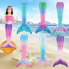 1 шт. взрослые дети Плавательный хвост Русалочки Летний Пляжный праздник Ариэль аксессуары косплей костюм можно добавить моноласт C32K105