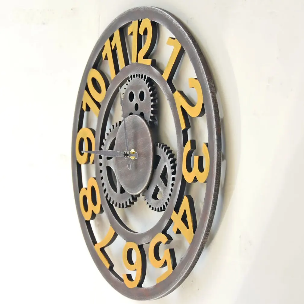 Настенные часы OUTAD в винтажном стиле настенные для гостиной спальни Настенный