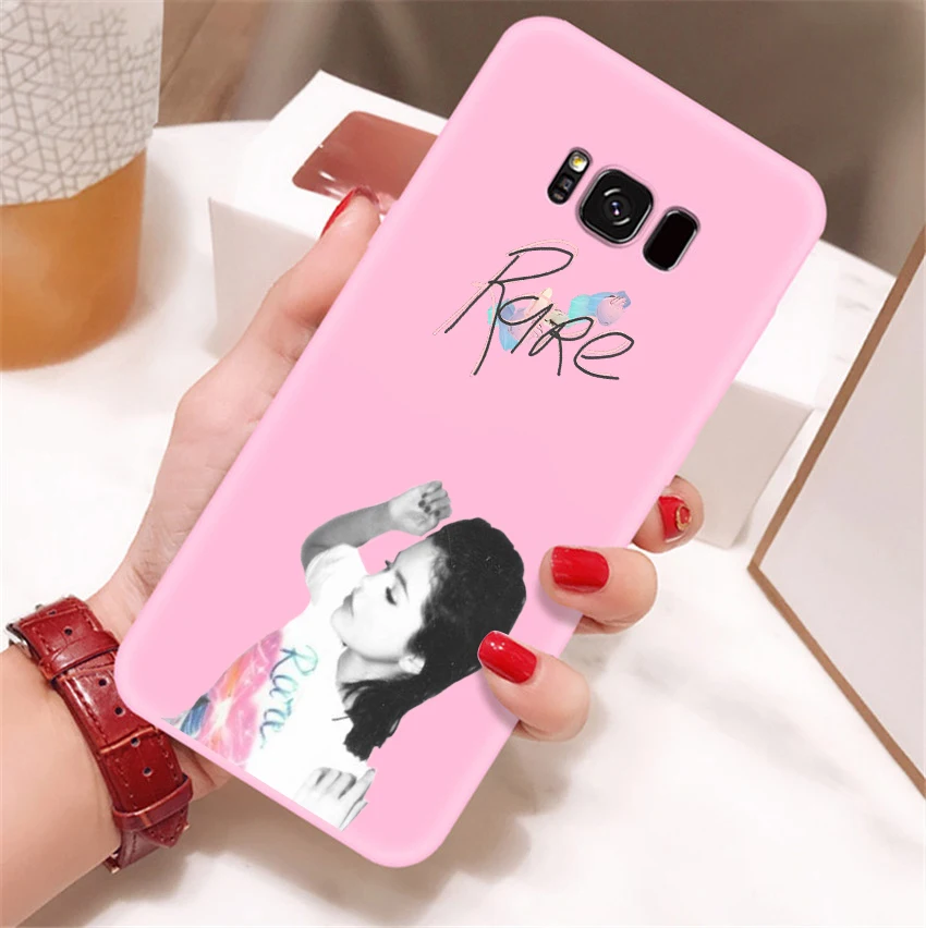 Редкий цветной Мягкий силиконовый чехол для телефона Selena Gomez Samsung s8 s8plus s9 s9plus s10 s10e