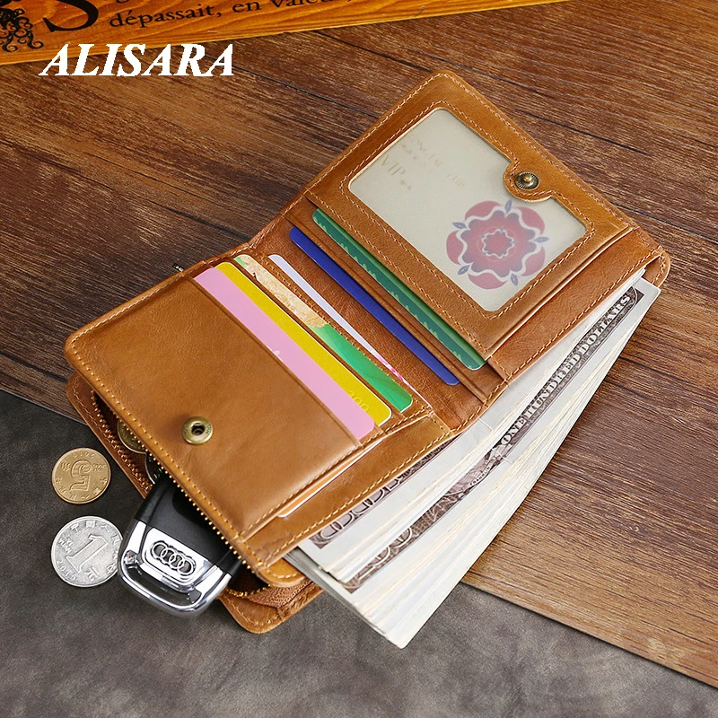 

Длинный кошелек для мужчин и женщин, высокое качество, винтажный держатель для билетов, Кожаный клатч, кожаный Длинный кошелек, сумка для ка...