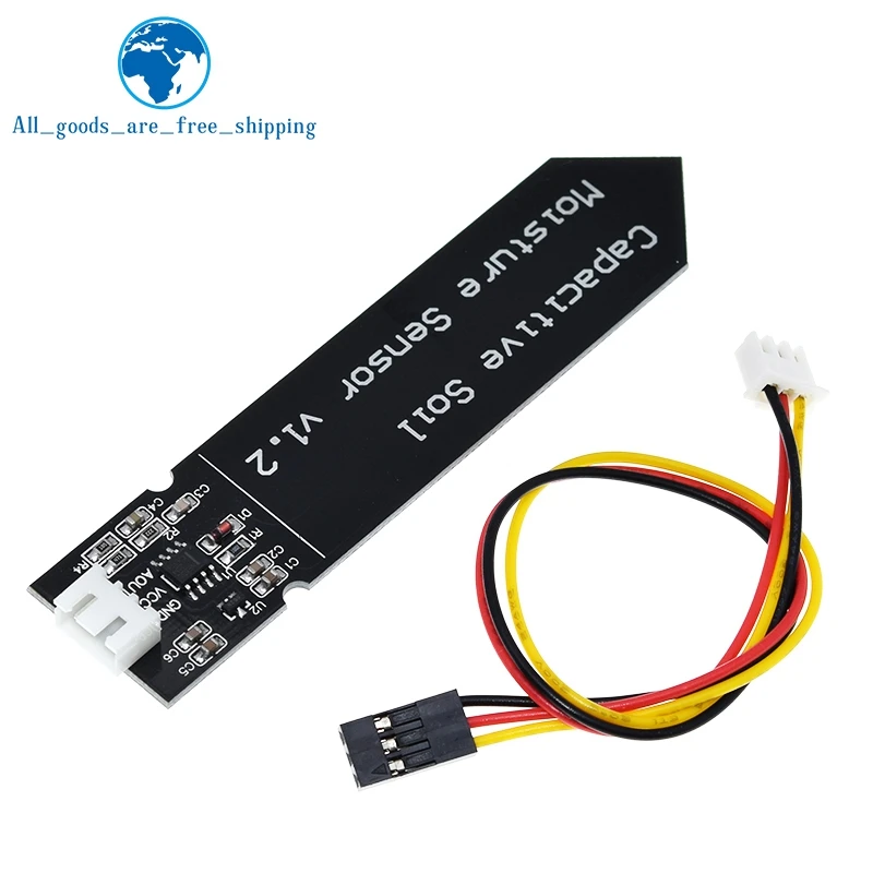 Емкостный модуль датчика влажности почвы устойчивый к коррозии провод широкого