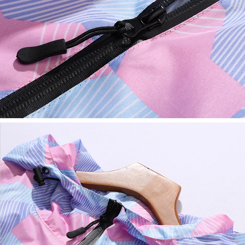 Водонепроницаемый женский дождевик Yuding непромокаемый модный пончо с капюшоном