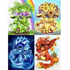 DIY Алмазная картина с изображением животных из мультфильмов полный дрель 5D мозаичная картина, выполненная в технике алмазной вышивки крестом художественное ремесло домашнего украшения для дома