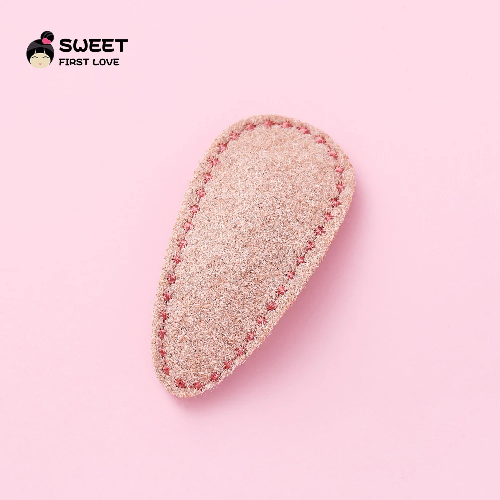 Нейлоновые заколки для волос BB милые нитки с каймой однотонные головные уборы