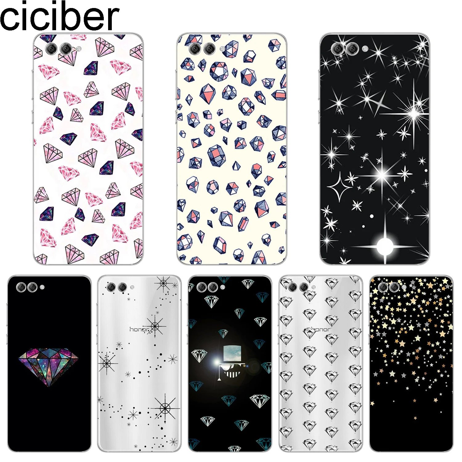 Ciciber Чехлы для телефона Y 9 7 6 5 3 Prime Pro 2017 2018 2019 из мягкого ТПУ Honor V 8 10 Lite X C чехлы со