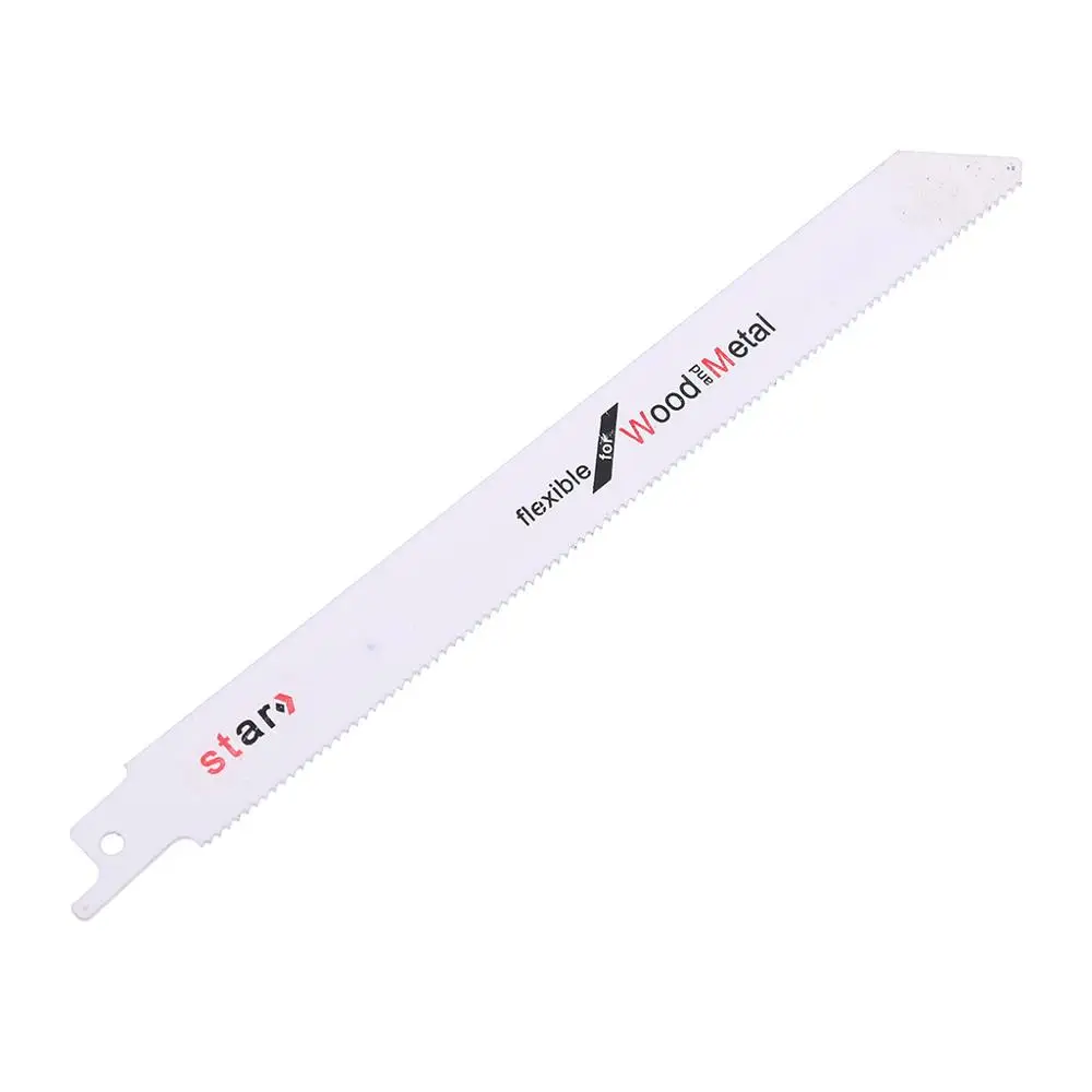 

Bi-Metal/High Carbon Steel S1025BF 200mm 8" Reciprocating Saw Blade Effective For Cutting Wood Woodworking