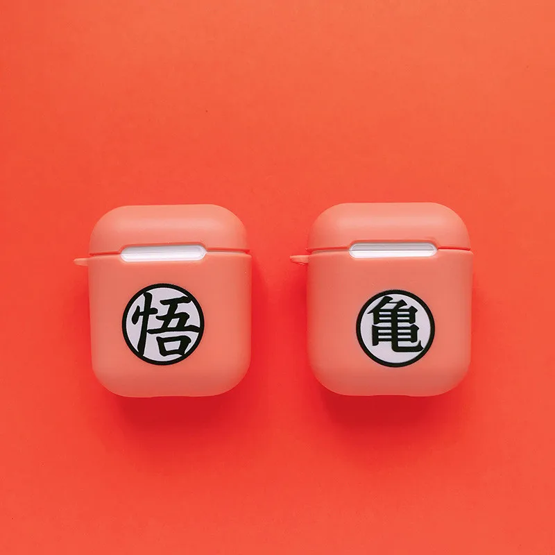 Японский аниме Dragon Ball Goku Мягкий силиконовый чехол для наушников для apple airpods наушники беспроводные Bluetooth защитный чехол