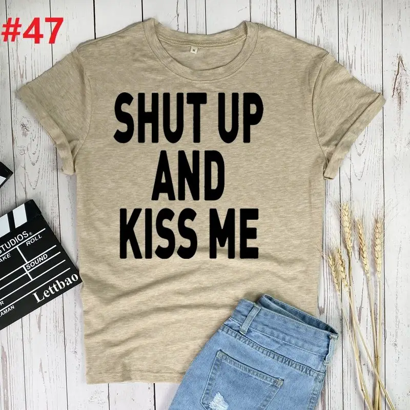 

funny letter Printing T Shirt Women Short Sleeve Summer T Shirt Vintage Graphic Tees Mujer De Moda 2021 Verano