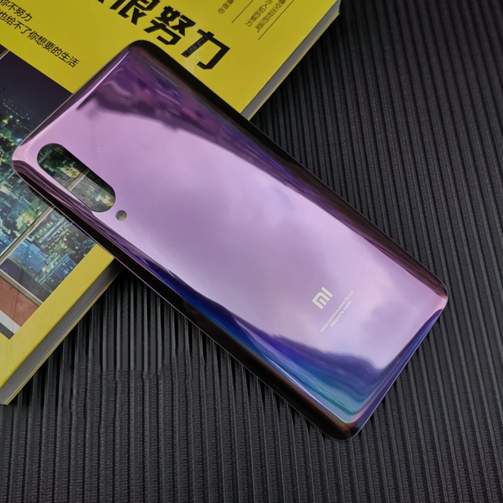 Xiao mi 9 корпус для Xiaomi mi 9 mi 9 батарейный отсек для дверей Стекло mi 9 SE mi 9 SE аккумулятор задняя крышка Запасные части для мобильного телефона