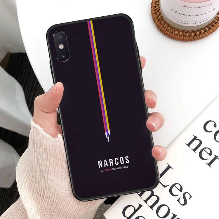 Wagner Moura Narcos pablo escobar черный ТПУ чехол для телефона iPhone 11 pro XS MAX 8 7 6 6S Plus X 5 5S SE XR |