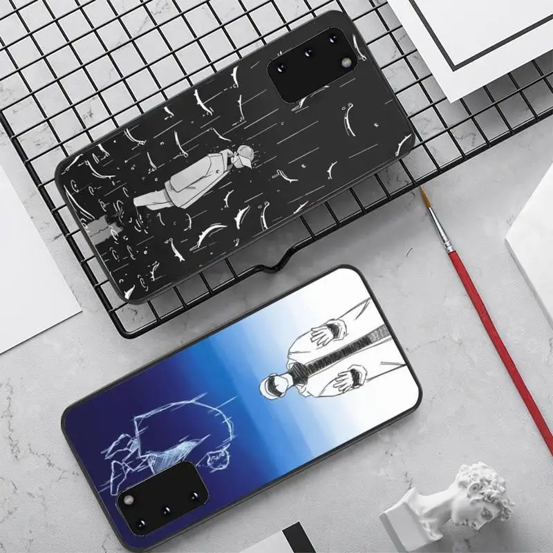 

YNDFCNB KPOP RM Mono Phone Case for Samsung S10 21 20 9 8 plus lite S20 UlTRA 7edge