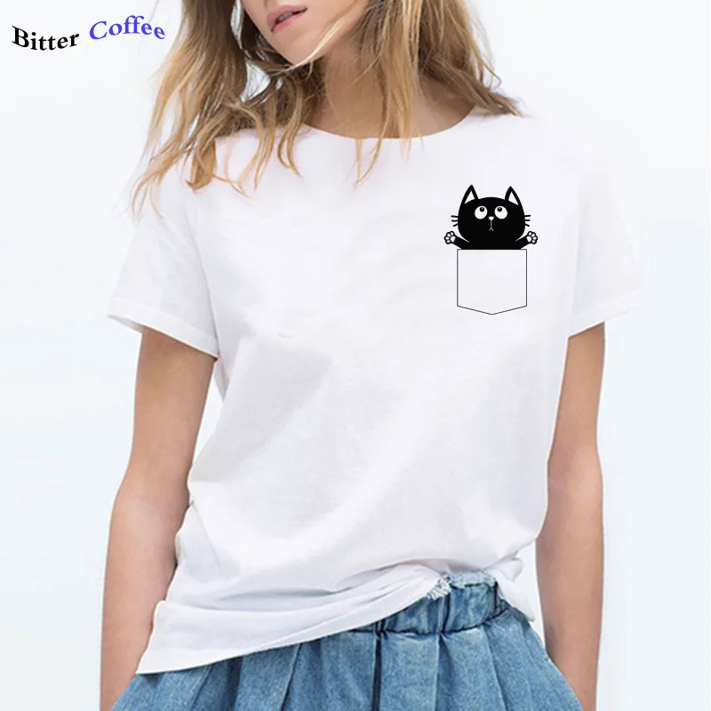 

Футболка женская с круглым вырезом, модный топ с забавным мультяшным принтом, Повседневная рубашка, большие размеры, на лето