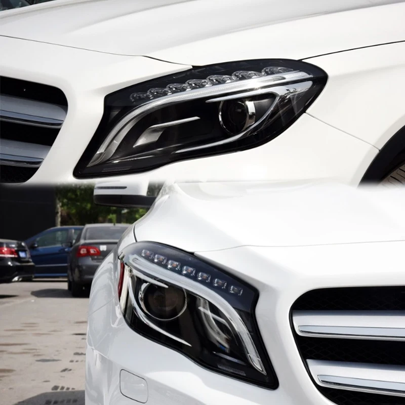 GLA200 GLA220 объектив передняя фара прозрачный объектив корпуса Корпус Передняя световая оболочка корпус переднего света для Mercedes-Benz GLA