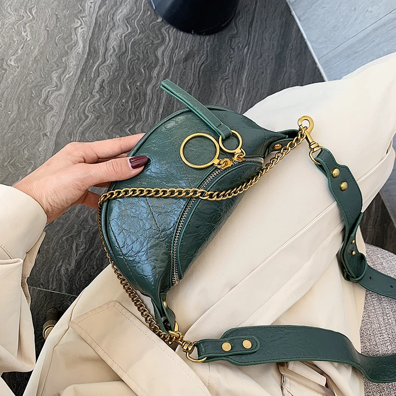 

Women Bag Fashion Quality PU Leather Crossbody Bags for Women Chain Purses Small Shoulder Messenger Bag Travel Handbags Purses