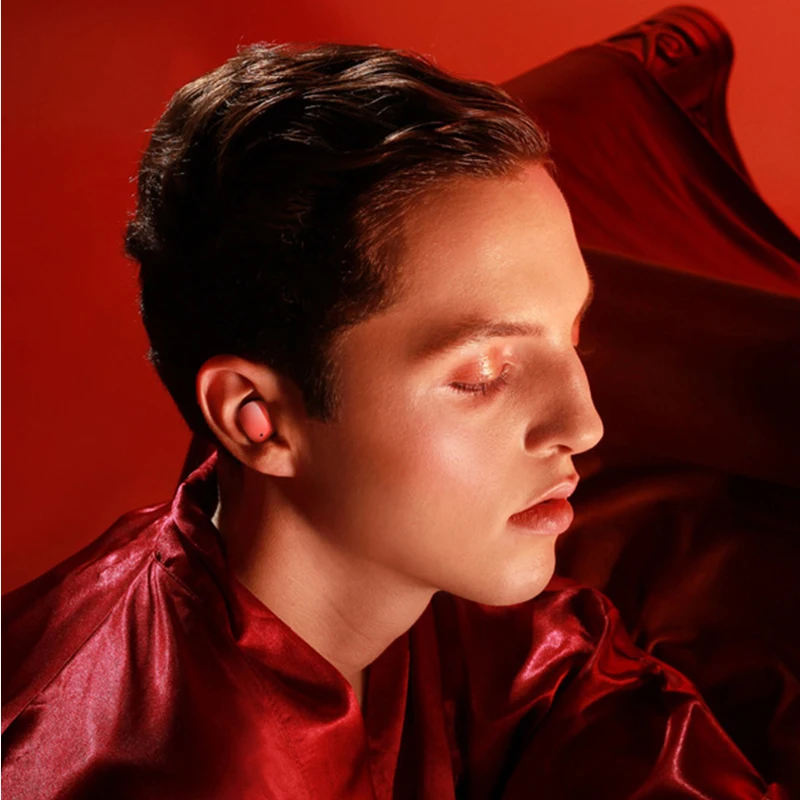 Компактные портативные наушники Demon беспроводные Bluetooth с зарядным кейсом