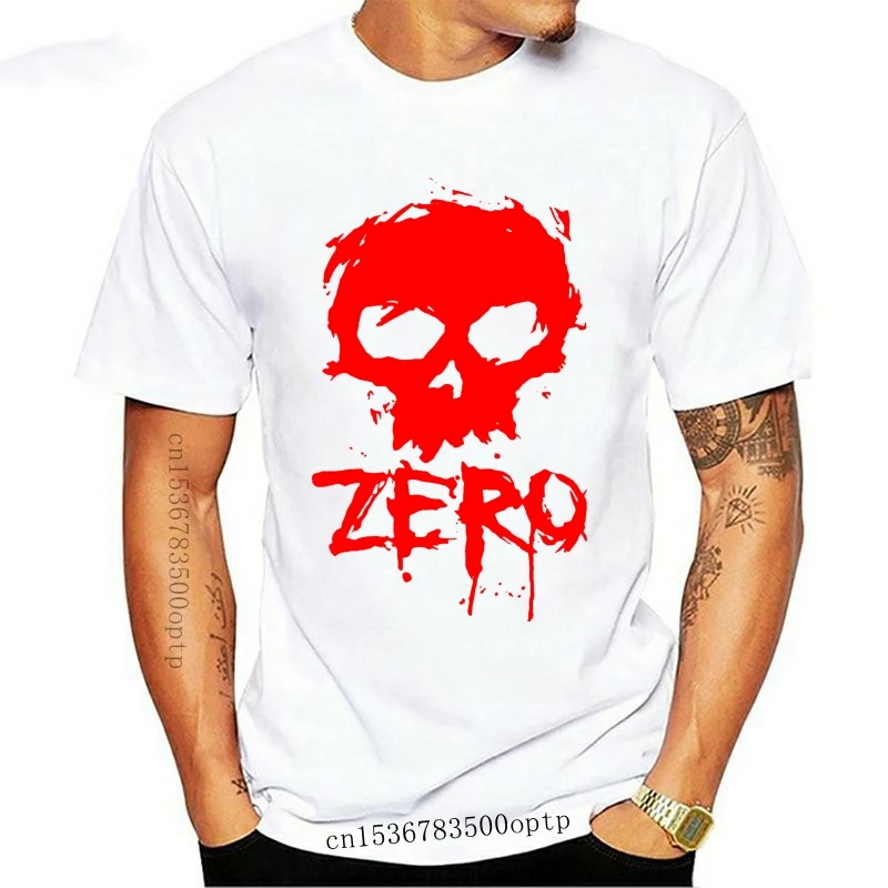 

New 2021 Zero Original Skate Vintage Skull Men';S Black T-Shirt Size S To 3Xl Casual Tee Shirt