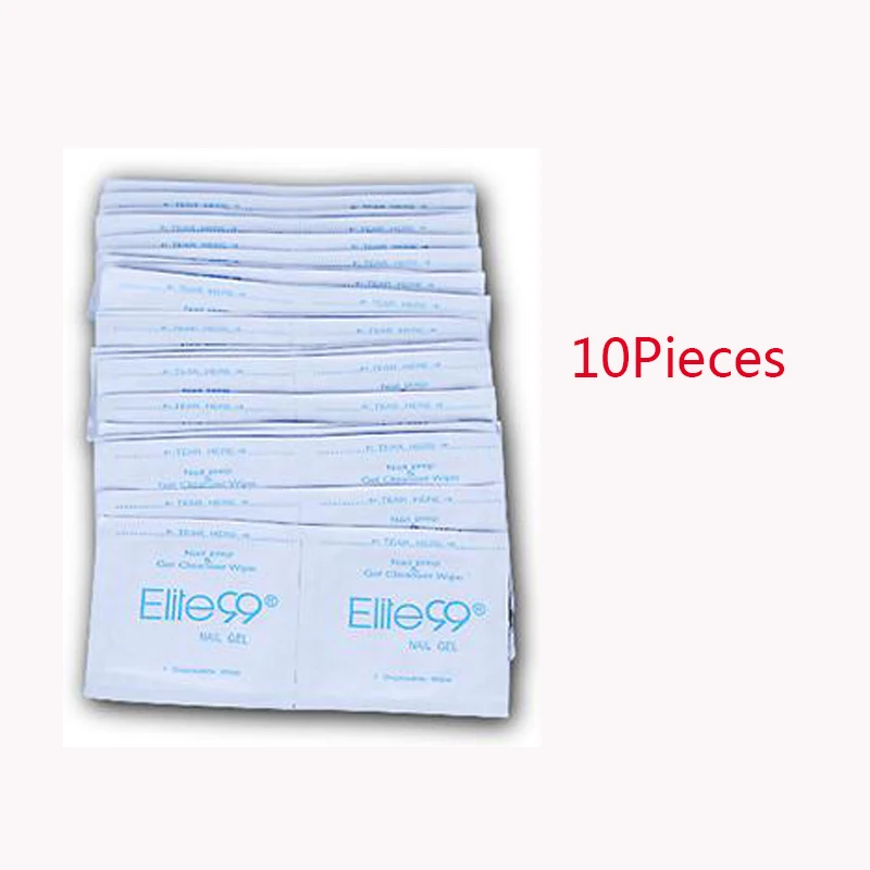 10PCS Remover Wraps Elite99 10/50/100 шт. Гель-лак для ногтей, очищающее средство для Обёрточная бумага комплект чистой поверхности ногтя удаляйте гель липкий Слои для Гель-лак для нейл-арта инструменты - Цвет: 10PCS Remover Wraps
