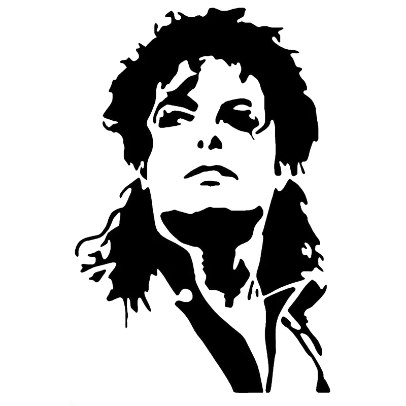 

Car Stickers Decor Motorcycle Decals Michael Jackson Image Decorative Accessories Sunscreen Waterproof Vinyl Decal,16cm*11cm