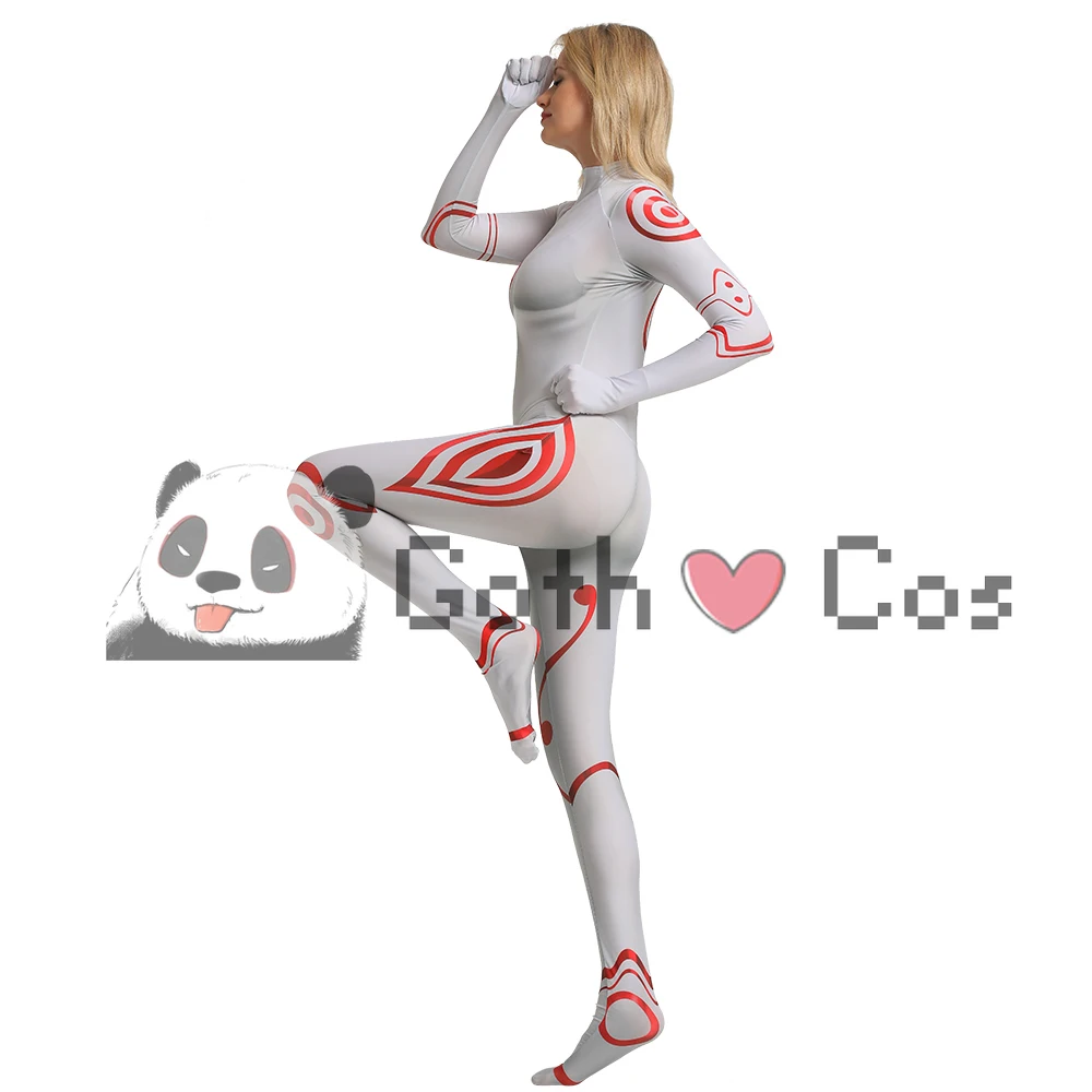 

Anime Deadman Wonderland Shiro Cosplay Costume Plugsuit Zentai Adults Kids Bodysuit One-Piece Lycra Jumpsuits Halloween