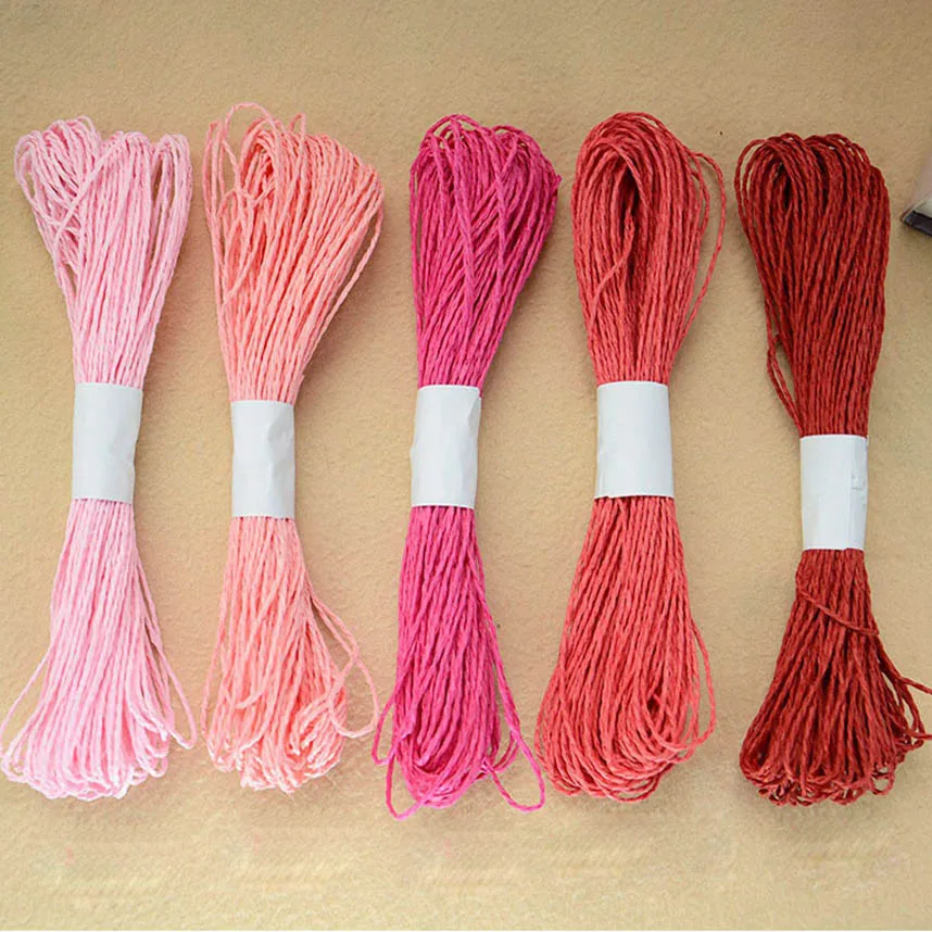 100 г/шт. соломенная пряжа из рафии для вязания крючком от солнца с защитой УФ-лучей