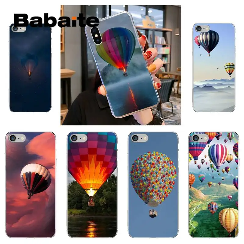 

Babaite hot air balloon Sunset sky up Phone Case coque cover for iPhone 12 8 7 6 6S Plus X XS MAX 5 5S SE XR 11 12 pro max shell