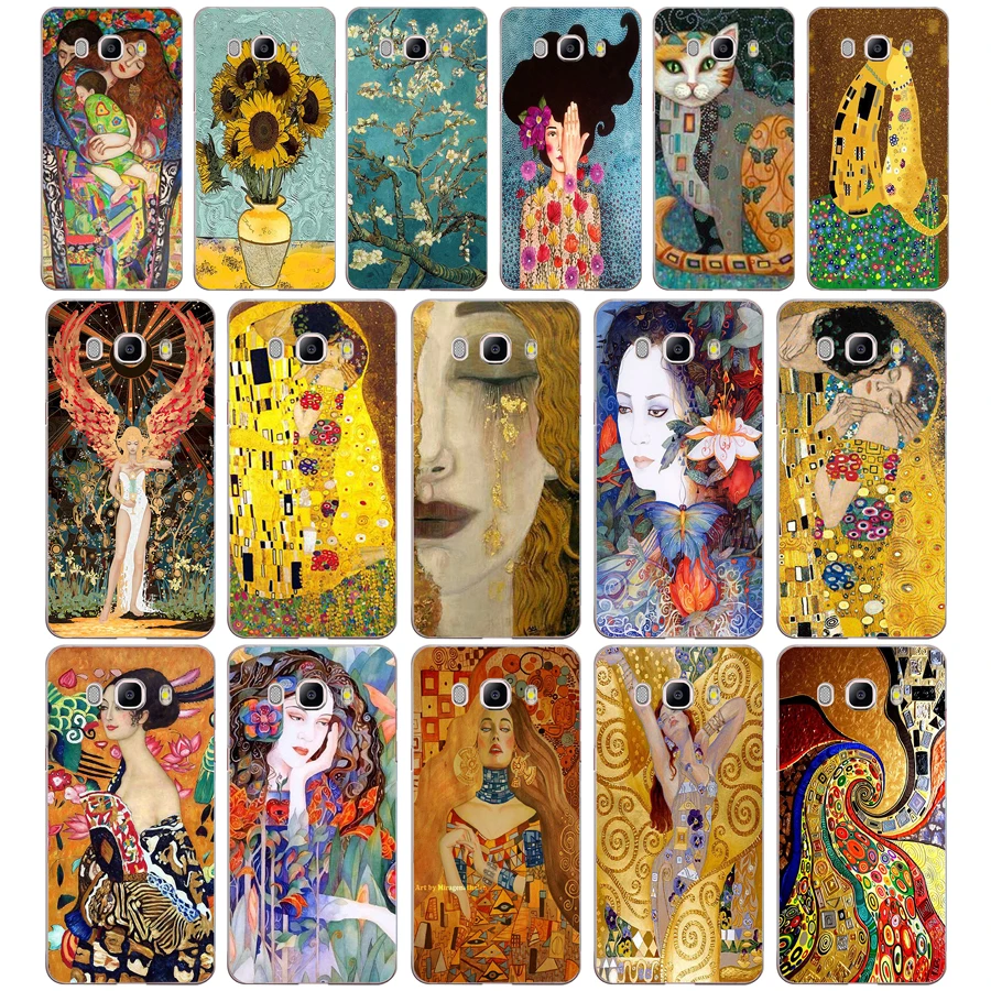 Мягкий силиконовый чехол из ТПУ с рисунком kiss Gustav Klimt для Samsung j3 j5 j7 2016 2017 j330 j2 j6 Plus