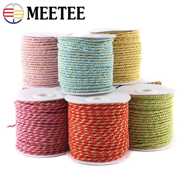 1 шт 3 мм акции витые веревки DIY ремесло плетеные шнуры веревка шнурок подушка