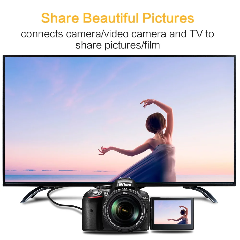 HDMI совместимый кабель MINI высокоскоростной позолоченный штекер 1 4 1080p 3D для HDTV