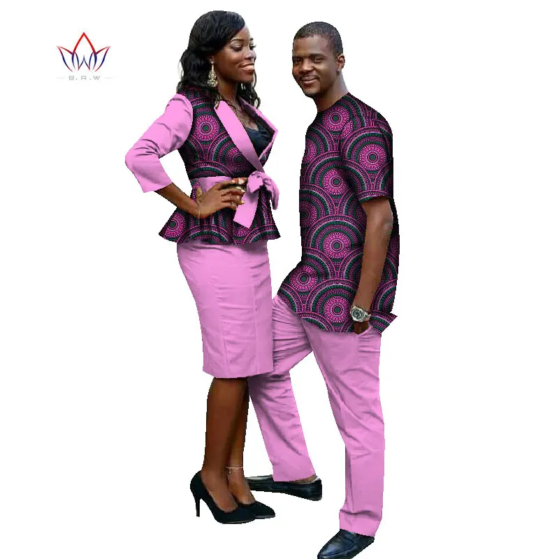 Новинка 2020 африканская одежда для влюбленных женщин и мужчин два комплекта