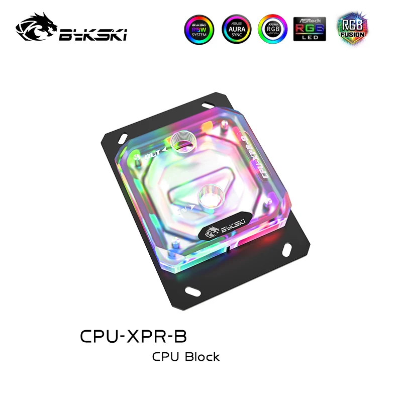 Водяной блок для процессора Bykski AMD Ryzen3/5/7/ThreadRipper AM2 AM3 AM4 кулер XPR B|Кулеры и системы