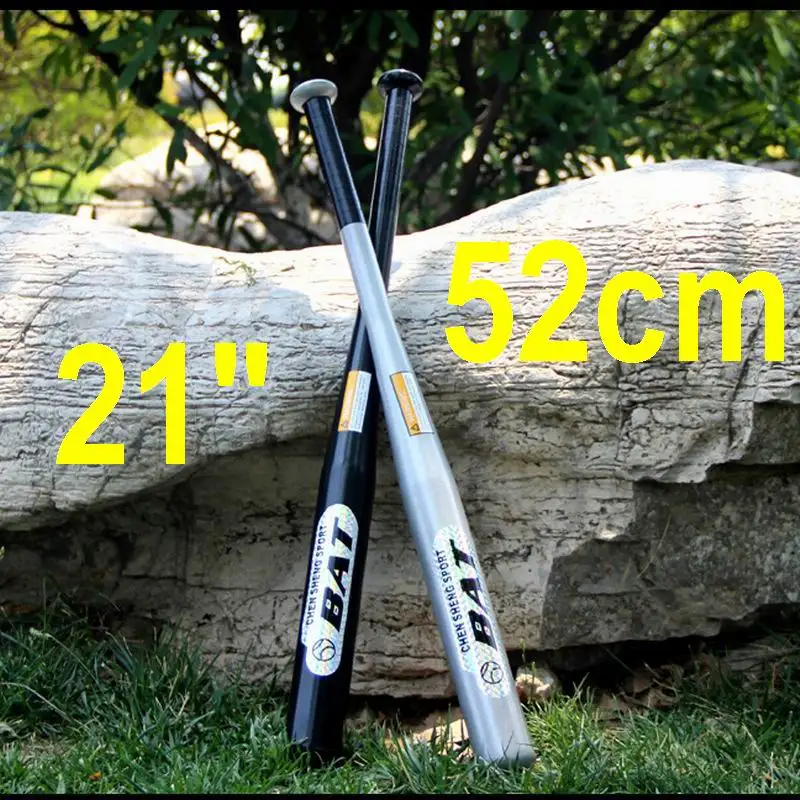 

21" 52cm Alloy Steel Baseball Bat High Hardness Endurance Professional Process Comfortable Red Black Silver Blue