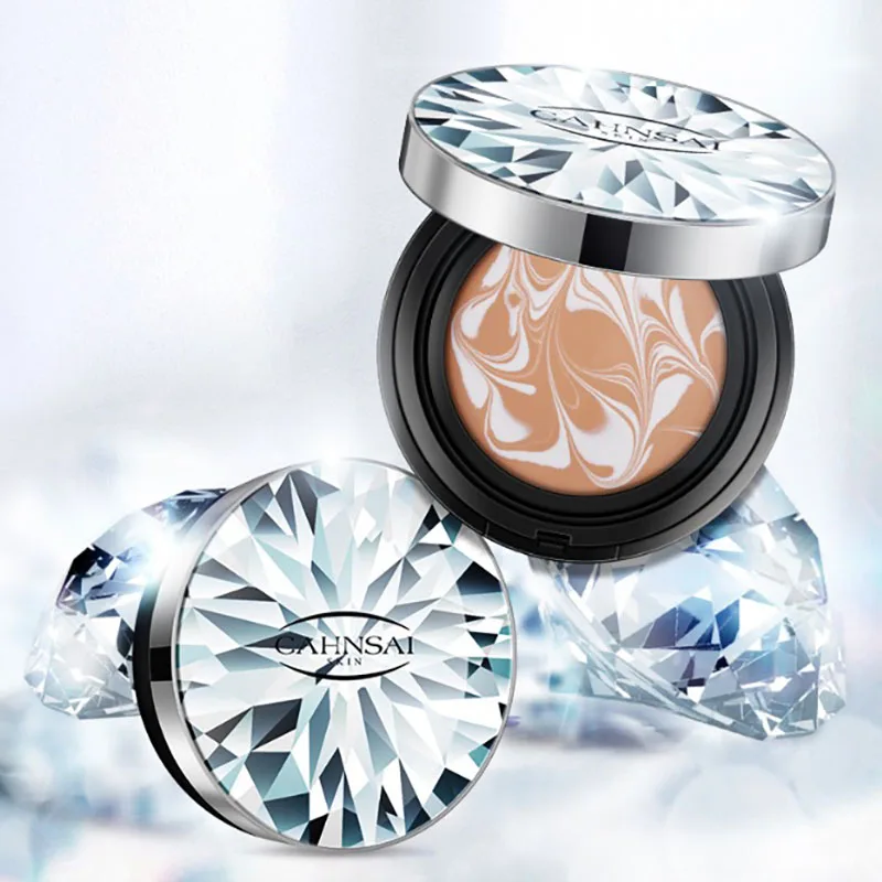 

Diamond Sunscreen Air Cushion BB CC Cream Concealer Moisturizing Foundation Makeup Bare Whitening Face Cream Korean Cosmetics