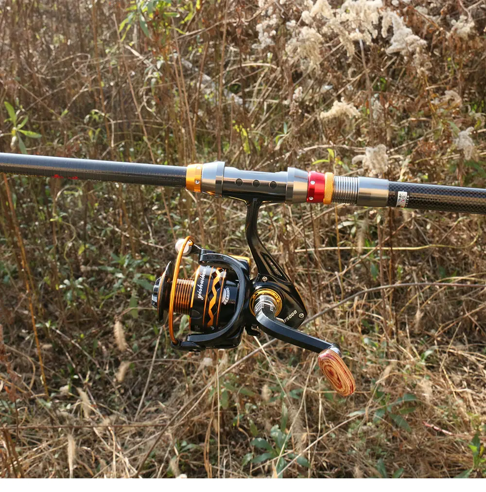 

1.8m-3.0m High Carbon Fiber Rod Telescopic Multiple Guide Ring Casting Spinning Feeders Carp For Sea Winter Fishing Accessories