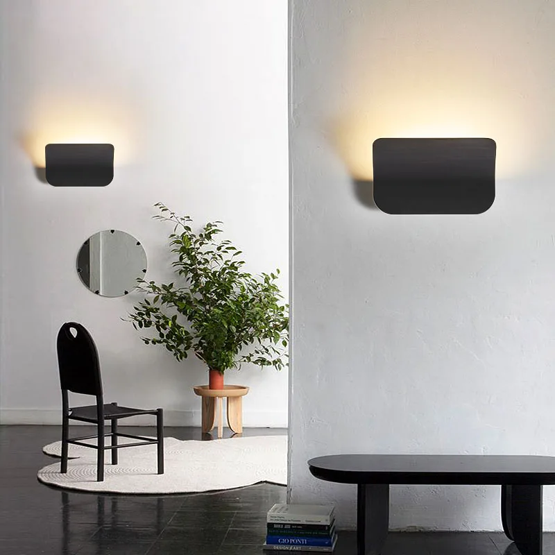 

LED Wall lamp Modern Wall Light Bedroom Bedside Bathroom Aisle Stairwell Background Wall Lighting Sconce