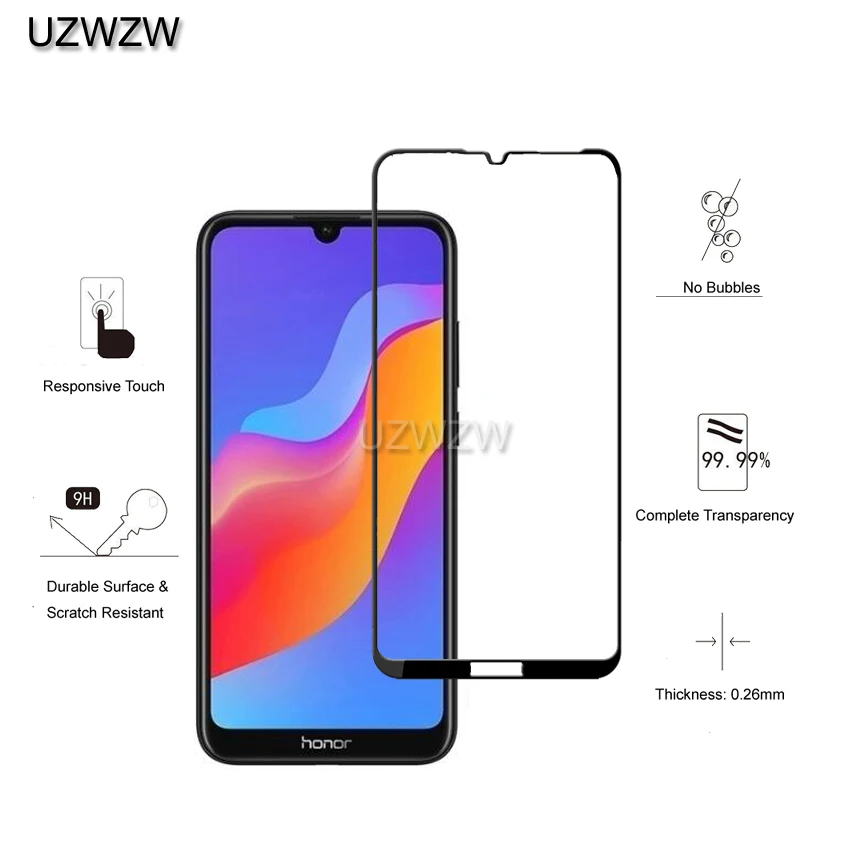 Закаленное стекло для Huawei Y6 2019 / Pro Prime (6 09 дюйма) полное покрытие 2.5D защита экрана