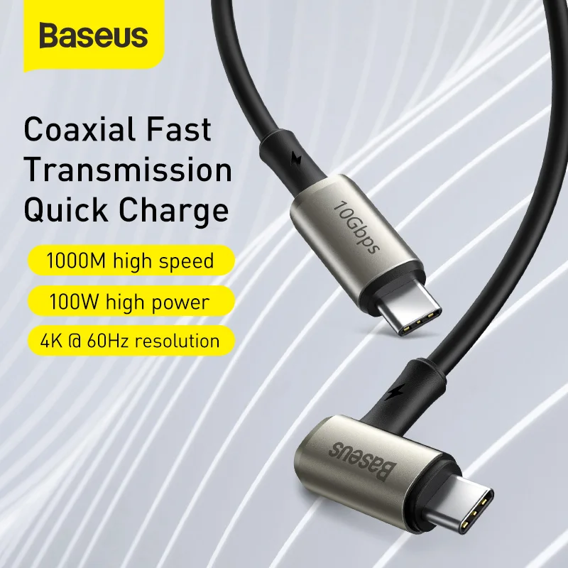 baseus 5a usb c to type c cable for macbook pro pd100w gen 2 usb 3 1 fast usb c cable for samsung s9 note 9 quick charge 4 0 free global shipping