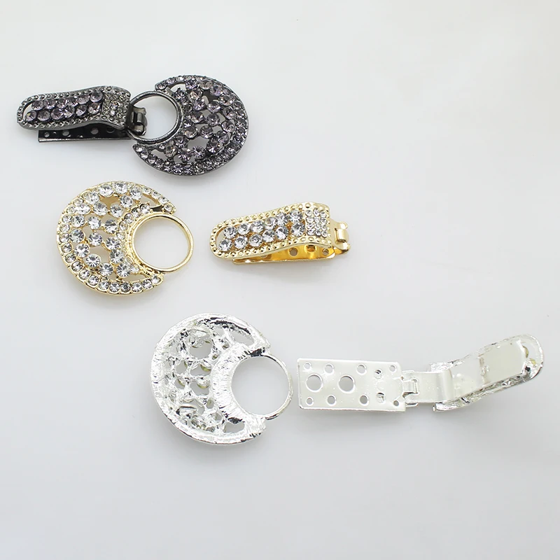 

fashion 2Pcs /lot Rhinestones Metal Multicolor embellishmentButton Sewing Exquisite and durableAccessoriesDIYclothingsweater cra