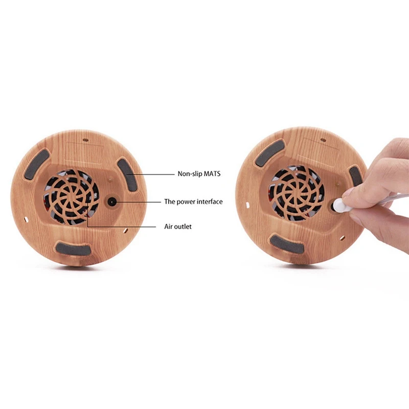 Светодиодный увлажнитель воздуха для ароматерапии ночник 3D стекло фейерверк