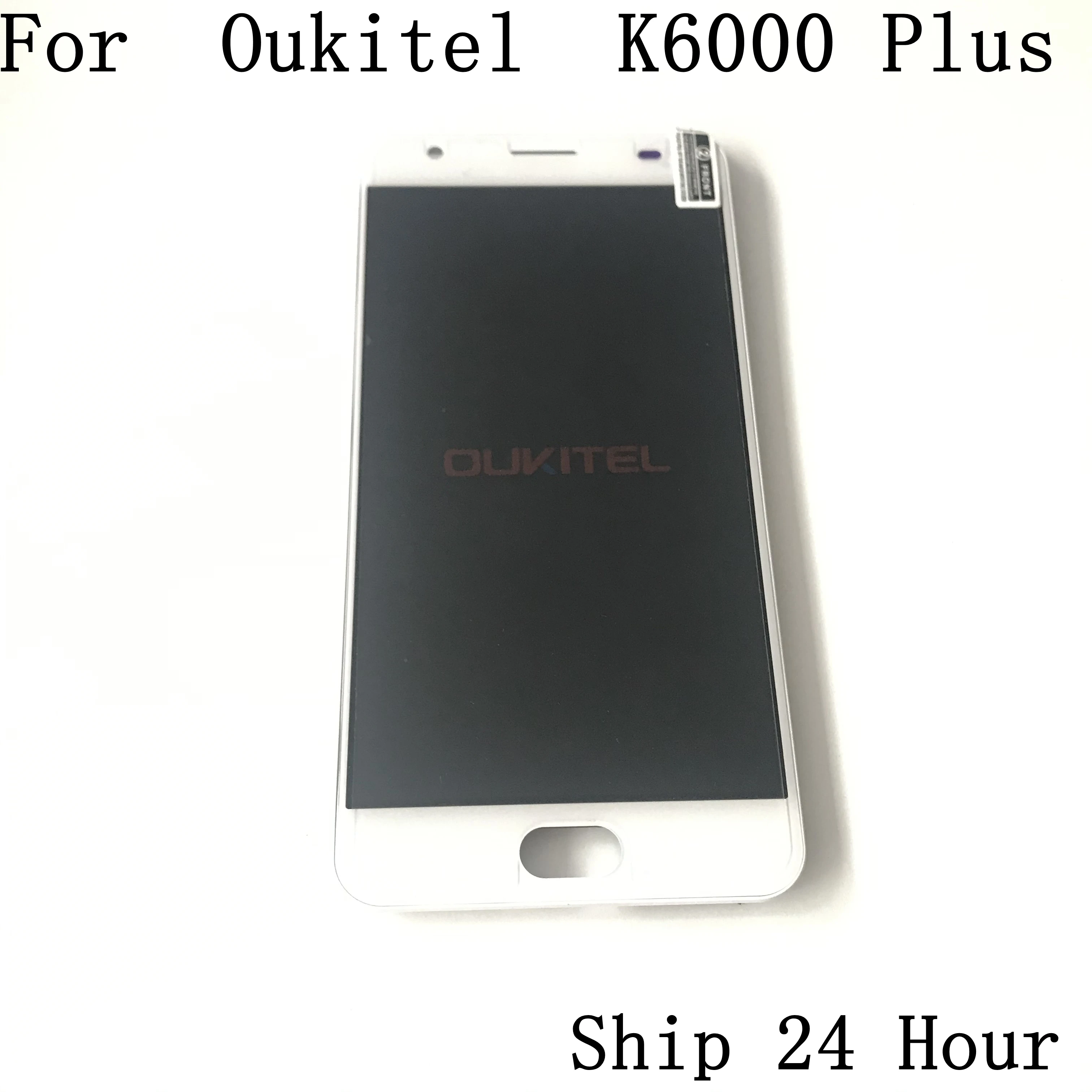 Oukitel K6000 Plus б/у ЖК экран + сенсорный рамка для ремонт починка Запасная часть|Экраны