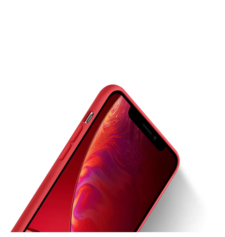 Официальный силиконовый чехол для iPhone 11 Pro MAX XR X Xs MAX чехол s для apple iPhone 7 8 Plus 6 6s 5 5S SE чехол с логотипом