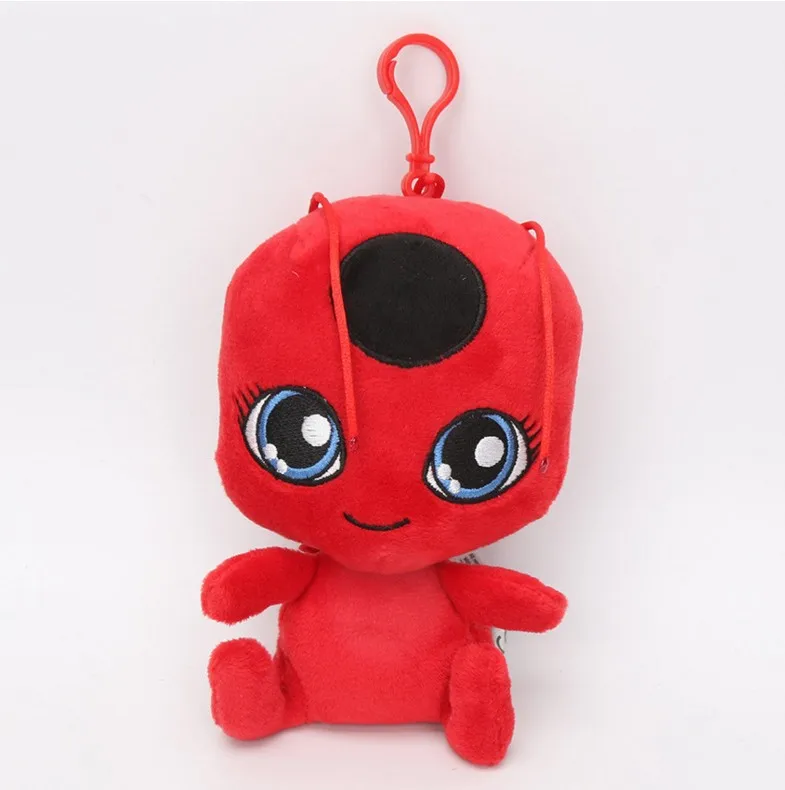 15/20cm Cartoon Animal Ladybug Lady Bug Figures Toys Lady Bug Soft Plush Stuffed Doll Kids Boys Girls Birthday Gift