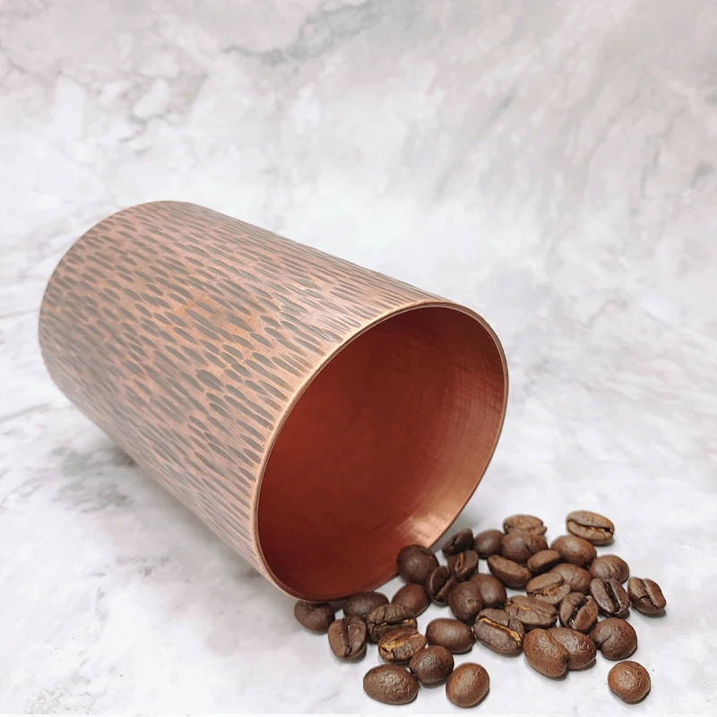 Чашка для кофе ручной работы в стиле ретро чистая красная медь чашка чая воды