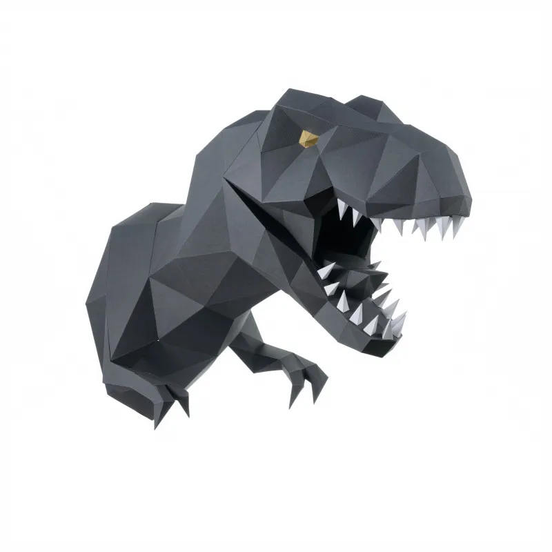 Трофейная голова Динозавр ЗАВР (графитовый)|Наборы для сборки моделей| |