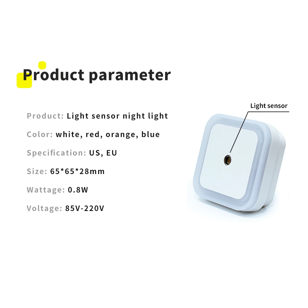 Tcosqy socket-type light-controlled night light with low brightness and not dazzling bedside bed at baby room bedroom | Лампы и